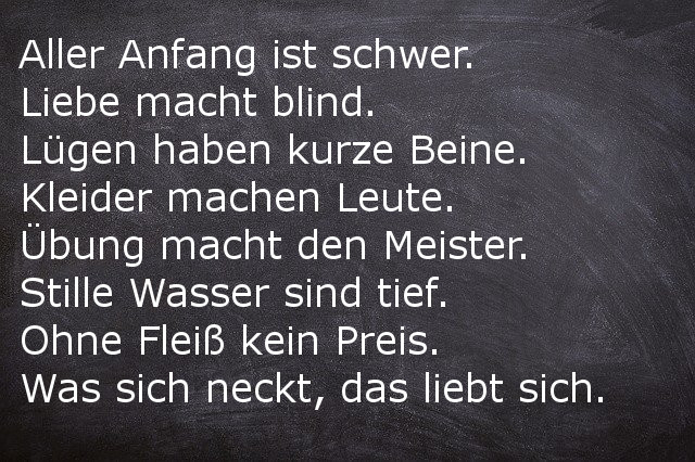 Popularne niemieckie przysłowia i ich polskie odpowiedniki